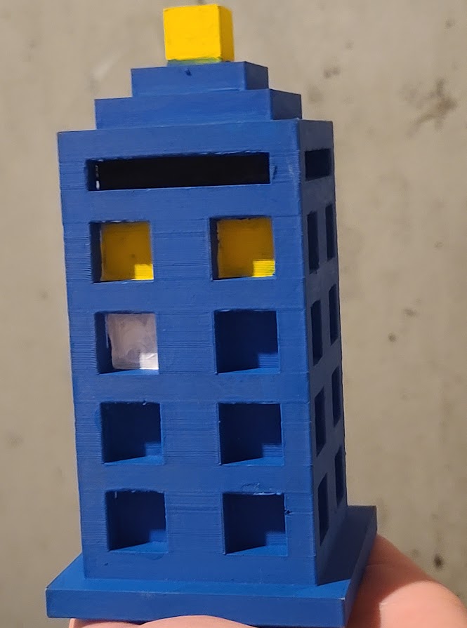 3d print of tardis