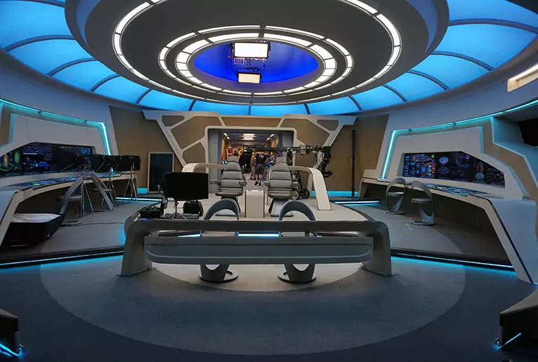 photo of the command deck of the orville