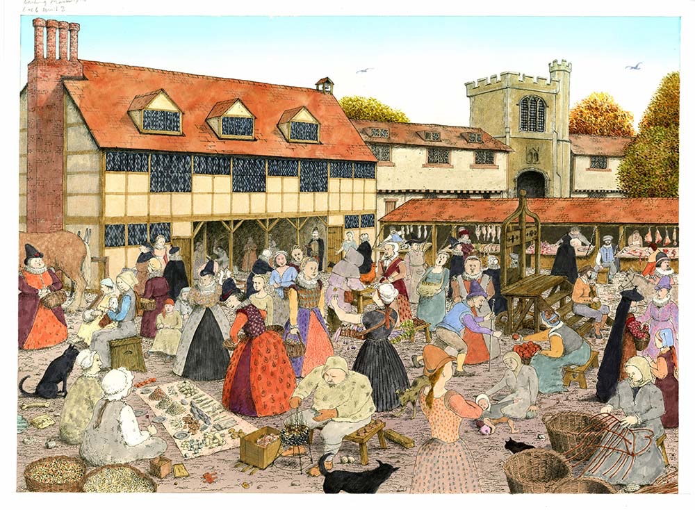 photo of from the tudor era market